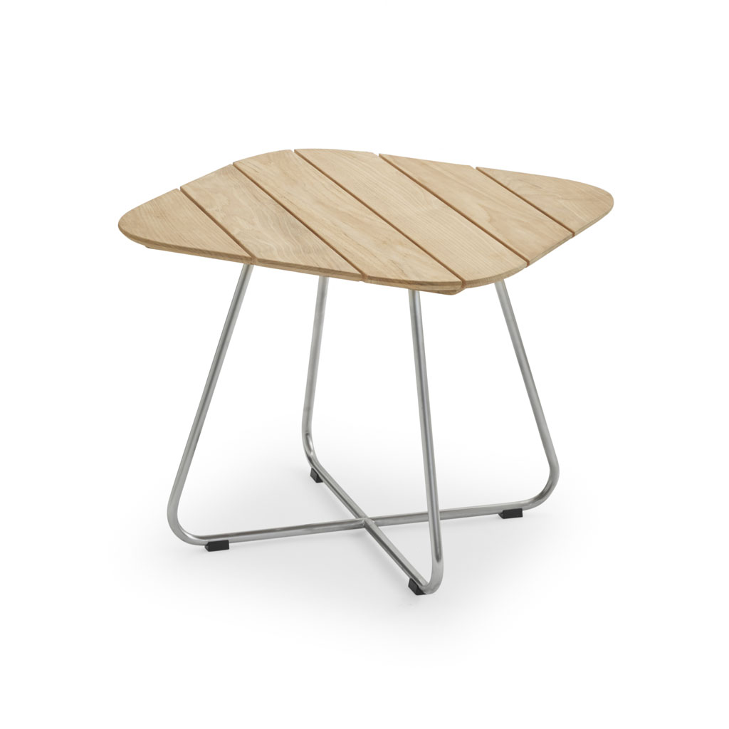 Skagerak - Lilium Lounge Table - Garten Lounge Tisch mit Teak - 60x60cm