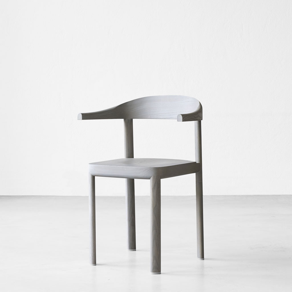 Stattmann - Curv Chair - moderne Esstisch Sthle mit Armlehne aus Holz
